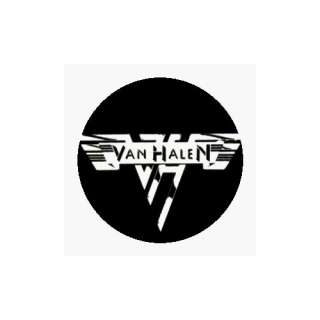   Van Halen   Logo (Black And White)   1 1/4 Button / Pin Clothing