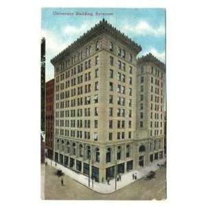  University Building Syracuse New York Postcard 1912 