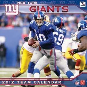  New York Giants 2012 Team Wall Calendar