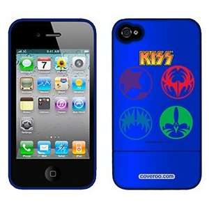  KISS Masks on AT&T iPhone 4 Case by Coveroo  Players 