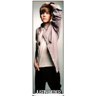 Justin Bieber (Pose, Door) Music Poster Print   21x62 custom fit with 