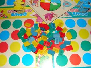 Vintage 1978 MB Candyland Bingo Game  