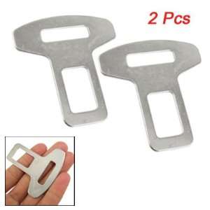  Amico Safety Seat Belt Buckle Silver Tone 2 Pcs for Auto 