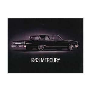  1963 MERCURY S 55 MONTEREY Sales Brochure Book Automotive