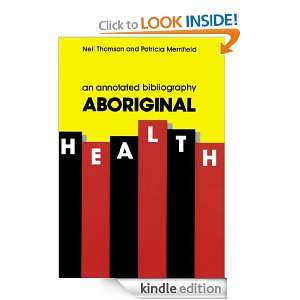 Aboriginal Health Patricia Merrifield, Neil Thompson  