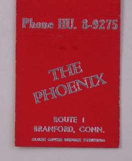 1950s Matchbook Phoenix Catering Branford CT New Haven  