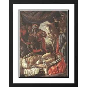 Botticelli, Sandro 28x36 Framed and Double Matted The Discovery of the 