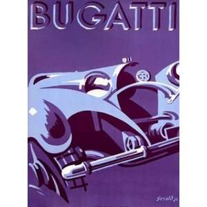  Gerold Hunziker   Bugatti Giclee on acid free paper