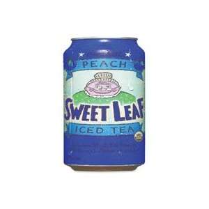 SWE06012 Sweet Leaf Tea Co Organic Peach Tea, 15.5 oz., 12/PKTEA,PEACH 