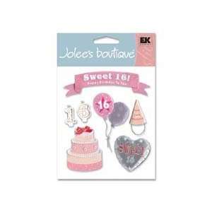  Jolees Boutique Themed Ornate Stickers, Sweet 16 Arts 