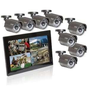See® 8 Camera Complete Surveillance System Slim 10.2”  