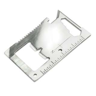 11 Tools in 1 Stainless Steel Credit Card Survival Tool  