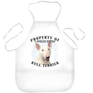  Bull Terrier WHITE Property Apron