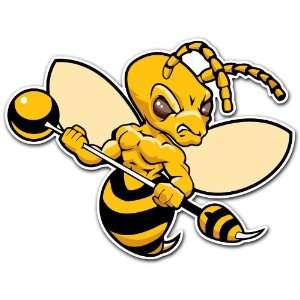  No Fear Bee Wasp Sport Fighter Car Bumper Sticker Decal 4 