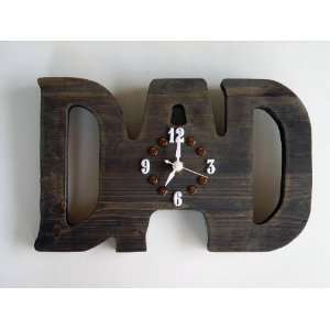  DAD STAINED (BLACK) WALL CLOCK 