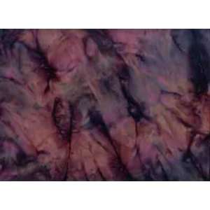  FQ7112 Batik Fabric, Shades of Mauve, Navy and Purple 