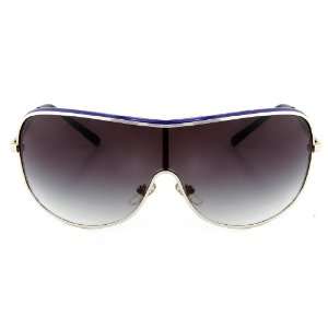 Turbo Sport Metal Aviator Sunglasses Optical Quality   Purple & Silver