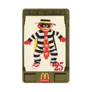 Collectible Phone Card $25. 17th Natl McDonalds 1996 Hamburgler 