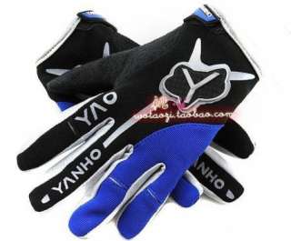 2012 Cycling Bike Bicycle FULL finger gloves Size M   XL BLUE  