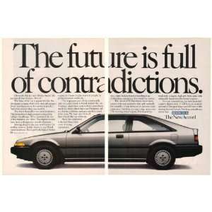   DX Hatchback Contradictions 2 Page Print Ad (20386)