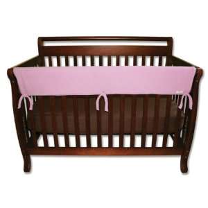    Trend Lab Crib Wrap Rail Guard for Long Rail, Pink Fleece Baby