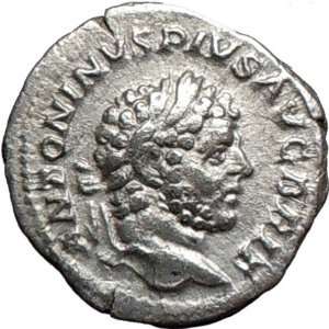   Silver Ancient Roman Coin MONETA protectress of funds 