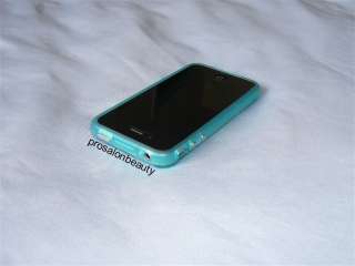 Apple iPhone 4 4G G Blue Bumper Case Glow in The Dark  