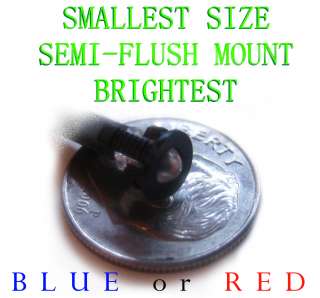 FAKE ALARM LED SMALLEST Brightest BLINKING FLASHING 12v BLUE     EASY 