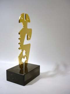 Vtg GUIDO PETER BRINK Abstract Sculpture Listed Wisconsin Artist 