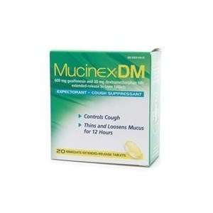   Dm Expectorant Cough Supressant    20 Tablets