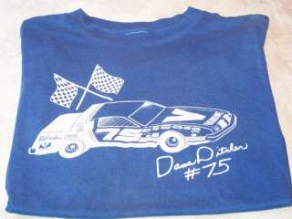DANA DITCHER #75   Stock Car Racing T Shirt Vintage 80s  