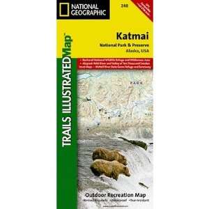  Katmai National Park and Preserve Map