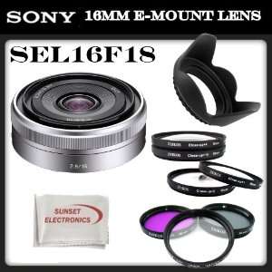  Sony E Mount SEL16F28 16mm f/2.8 Wide Angle Alpha E Mount 