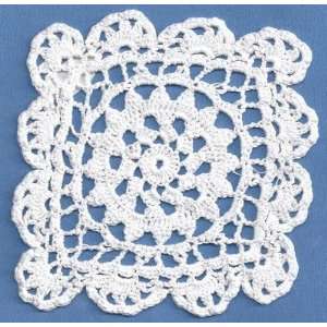 BUY 1 GET 1 OF SAME FREE/Crocheted Ivory Lace 4 Square   Decorative 