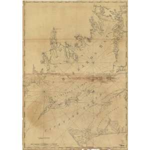  1776 map of Vineyard Sound, Buzzards Bay, MA