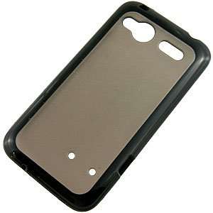   /Solid Black Gummy Cover For HTC Radar 4G Cell Phones & Accessories