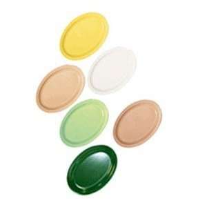  Green Supermel Oval Platter   13 1/4 x 9 5/8 (1 Dozen 