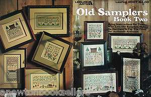 OLD SAMPLERS BOOK TWO Sullins House ~~ Cross Stitch LEAFLET  