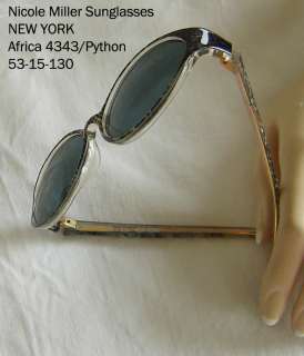 Nicole Miller Sunglasses AFRICA Very Nice  