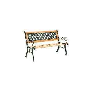   Co Ltd Import Royal Hardwood Bench C133 72 Wood/Cast Iron Furniture