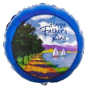  Fathers Day Sailing Foil Balloon 