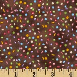 44 Wide Sugar Rush The WorksJelly Beans Brown Fabric By 