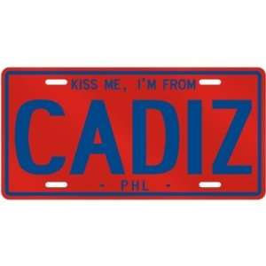   AM FROM CADIZ  PHILIPPINES LICENSE PLATE SIGN CITY