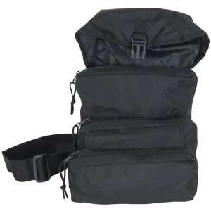  Black   No Caduceus Trifold Medical Bag & First Aid Kit 