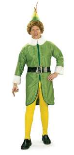 buddy the elf costume includes includes a green jacket featuring