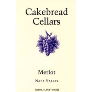  2007 Cakebread Napa Merlot 750ml Grocery & Gourmet Food