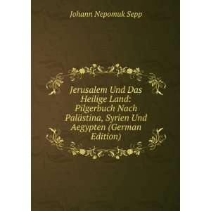   , Syrien Und Aegypten (German Edition) Johann Nepomuk Sepp Books