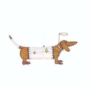  Department 56 Krinkles Dachshund With Halo Dog Ornament 