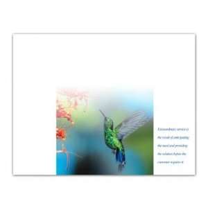  Successories Service Hummingbird Certificate Office 