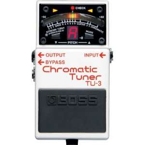   Boss TU 3 Chromatic Guitar & Bass Tuner Musical Instruments